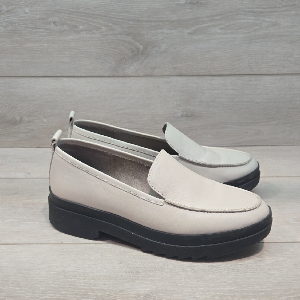 Eileen Fisher Women Elegant Chuncky Tractort Platform Loafers Shoes Sz 10
